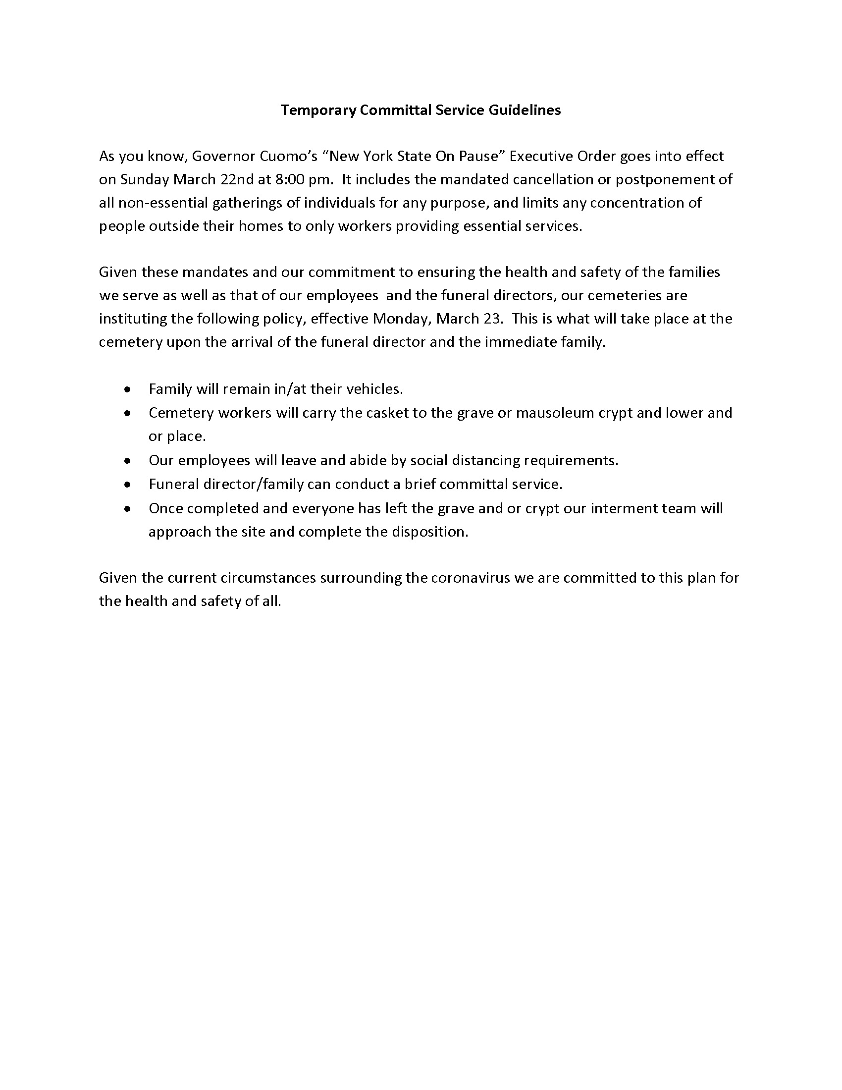 COVID-19 Update